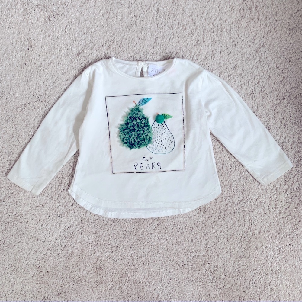 Zara Baby long sleeve shirt - Size: 12-18 months